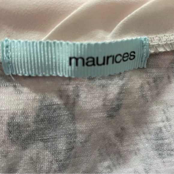 Leopard Print Maurices high low tunic, top blouse women’s small sleeveless - Picture 5 of 11